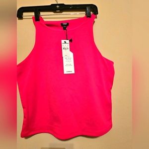 Express Body Contour Top Pink- New w/tags😍